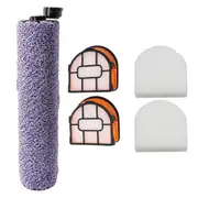 WDB1F2 Replacement Brushroll & Filter Bundle for Hydrovac WD101 WD201 WD100 WD200 AW201 Vacuum Cleaner Parts,A