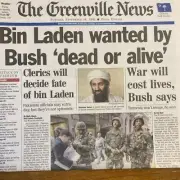 September 18 2001 Bin Laden Wanted By Bush Dead or Alive Greenville Newspaper