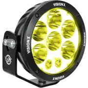 SINGLE 8.7IN CANNON ADV HALO SELECTIVE YELLOW 14 LED LIGHT MIXED BEAM INCLUDING