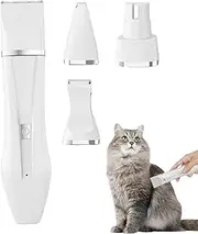 Cordless Cat Shaver,Electric Low Noise Dog Grooming Kit - Lightweight Cat Shaver, Multipurpose Grooming Set for Paws, Eyes, Ears, Hips