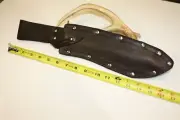 Custom THICK leather {BECKER - BKT-01 BRUTE } style Knife Sheath- USA