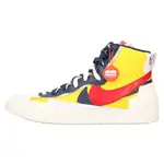 NIKE 耐吉 球鞋 休閒鞋 BLAZER SACAI聯名 黃色 藍色 MID 日本直送 二手