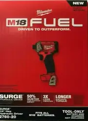 Milwaukee 2760-20 M18 FUEL SURGE 1/4" Hex Hydraulic Driver Cordless Brushless