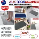 Soft Rug Absorbent Memory Foam Bath Mat Non-slip Bathroom Floor Shower Carpet AU