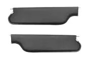Camaro Firebird Hardtop Sun Visors Black Genuine leather pair 1967-69