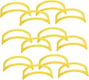 VILLFUL 12PCS Colorful Taco Holder Rack Microwave Safe Taco Shell Holder More Space Saving Design for Family Meals Parties Picnics