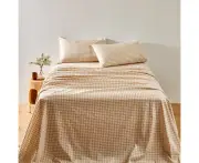 MyHouse Printed Sheet Set - Gingham - Single