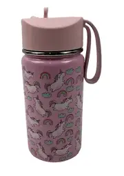 Iron Flask Kids 14oz BPA-Free Stainless Steel Insulated Water Bottles, Unicorns