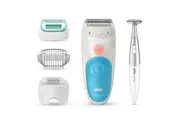 Braun Silk-epil 5 Epilator w/ Bikini Trimmer SES5-810 - Blue