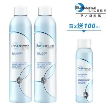 買2送1★ Bio-essence碧歐斯 BIO水感舒緩微礦能量噴霧300mlx2-贈100mlx1