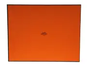 Hermes Square Gift Box Orange 8.75inch x 11.25 inch x 2.75 Belt Scarf Wallet