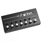 6-Channel Mini Audio Mixer DC 5V Sound Mixer for Guitars Bass Keyboards Mixer
