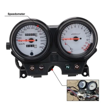 Motorcycle Tachometer Speedometer Speedo Meter Gauge For HONDA CB600 Hornet 600