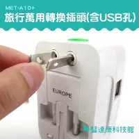 在飛比找Yahoo!奇摩拍賣優惠-醫達康科技館雙USB 轉換插頭 萬用旅行插座 插頭轉換器 轉