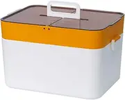 Cabilock 1pc Home Medicine Box Medicine Storage Container Medicine Storage Case Medicine Case Portable Medicine Chest Plastic Food Containers Desktop Storage Case Pp Pill Box High Capacity