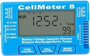 Operitacx Lithium Battery Checker Digital Capacity Checker Battery Voltage Tester Easy to Store Lightweight