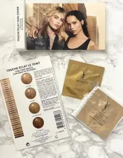 Yves Saint Laurent Touche Eclat Le Teint Foundation, High Cover Concealer Sample