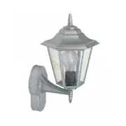 Thermoplastic Hexagon Wall Light E27 in Silver Superlux Lighting - F7060-SI