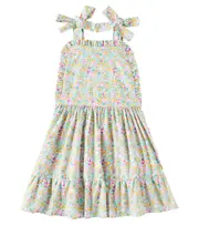 [The New Society] The New Society Andreas floral cotton dress Y 8 multicoloured