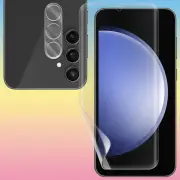 Anti-Scratch Screen Protector + Lens Protector f Samsung Galaxy S23 FE 5G S711U