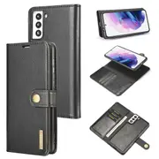 DG.Ming Samsung Galaxy S21 4G 5G Detachable Folio Case Cover G991 [Black]