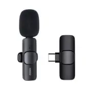 Hridz K9 Wireless Rechargeable 1 in 1 Type-C Microphone For Podcast Recording In