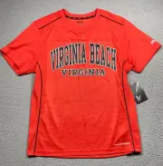 Virginia Beach Virginia Shirt Adult Large Red Short Sleeve Performance And1 NEW