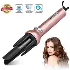 PRO Ceramic Ionic Hair Curling Wand 360 Rotating Automatic Spin Iron Hot Tools