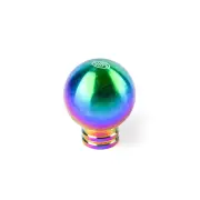 SAAS Billet Car Gear Stick Shift Knob - Matte Neo Titanium finish Ball Weighted
