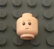 LEGO Light Flesh Nougat Minifig Head, Two Sided, One Side Mechanical Glasses