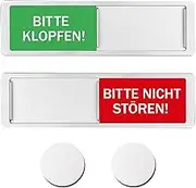Klopfen Bitte Nicht Stören Sign, White