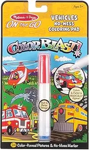 Melissa and Doug - On The Go - Color Blast! - Vehicles