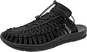 [XINXINIO] Mens Beach Woven Sandals Womens Summer Breathable Slip on Slides