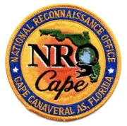4" SP-275 NASA NATIONAL RECONNAISSANCE OFFICE FLORIDA CAPE EMBROIDERED PATCH