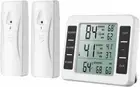 Dutchaire Refrigerator, Wireless Indoor / Outdoor Thermometer / Alarm, UPGRADED