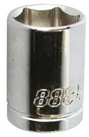 SP Tools Socket 1/4" Drive 6 Point Metric 10mm T821510