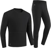 [Meichoon] Heated Thermal Underwear Set for Men Women USB Fast Heating 3 Temperature Settings Long Johns for Cold Weather