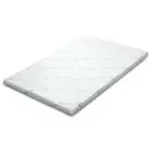 NNEDSZ Bedding Cool Gel Memory Foam Mattress Topper w/Bamboo Cover 5cm - Double