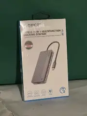 ORICO Transparent 11 IN 1 Type C Docking Station HDMI&VGA RJ45 5Gbps USB
