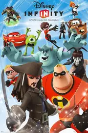 Disney Infinity - Video Game POSTER 60x90cm NEW * Jack Sparrow Incredibles Cars