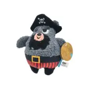 Bark Barkbear The Pirate Multicolored Large 50+ Ibs Dog Crinkly Plush Toy
