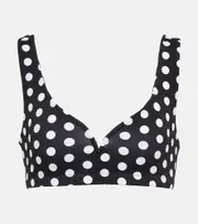 [Alexandra Miro] Alexandra Miro Kamala polka-dot bikini top AU 8 multicoloured