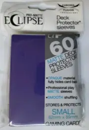 Ultra Pro Eclipse PRO -Matte Royal Purple 60ct Small Sized Sleeves New TD2