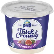 Dairy Farmers Thick & Creamy Caramelised Fig Yoghurt 600g