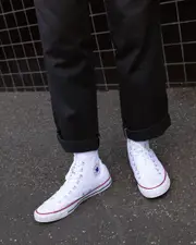 [Converse] Converse Men's Chuck Taylor All Star Hi-Top Shoes in White Size 8 8 White