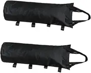 Toyvian 2Pcs Fixing Sandbags for Pavilion Marquee Stand Stability Durable Outdoor Camping Supplies Black