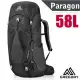 【美國 GREGORY】新款 Paragon 58 專業健行登山背包(可調式懸架系統)_126845 玄武黑