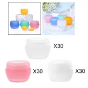 30 Pieces Cosmetic Jars Empty with Sealed Lid Leakproof Mini Bottles for Balms