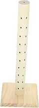 GREENADSCAPE 1Pc Wood Lollipop Holder Khaki Dessert Display Stand for Pops Sticks and Candy Practical Design Smooth Finish