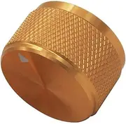 DECOMELODY Metal Guitar Potentiometer Knob Aluminum Knurled Design Volume Tone Control Universal Audio Device Fit